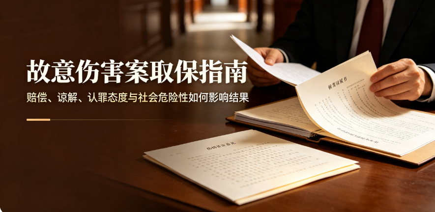 故意伤害案能取保吗？律师详解取保候审关键要点