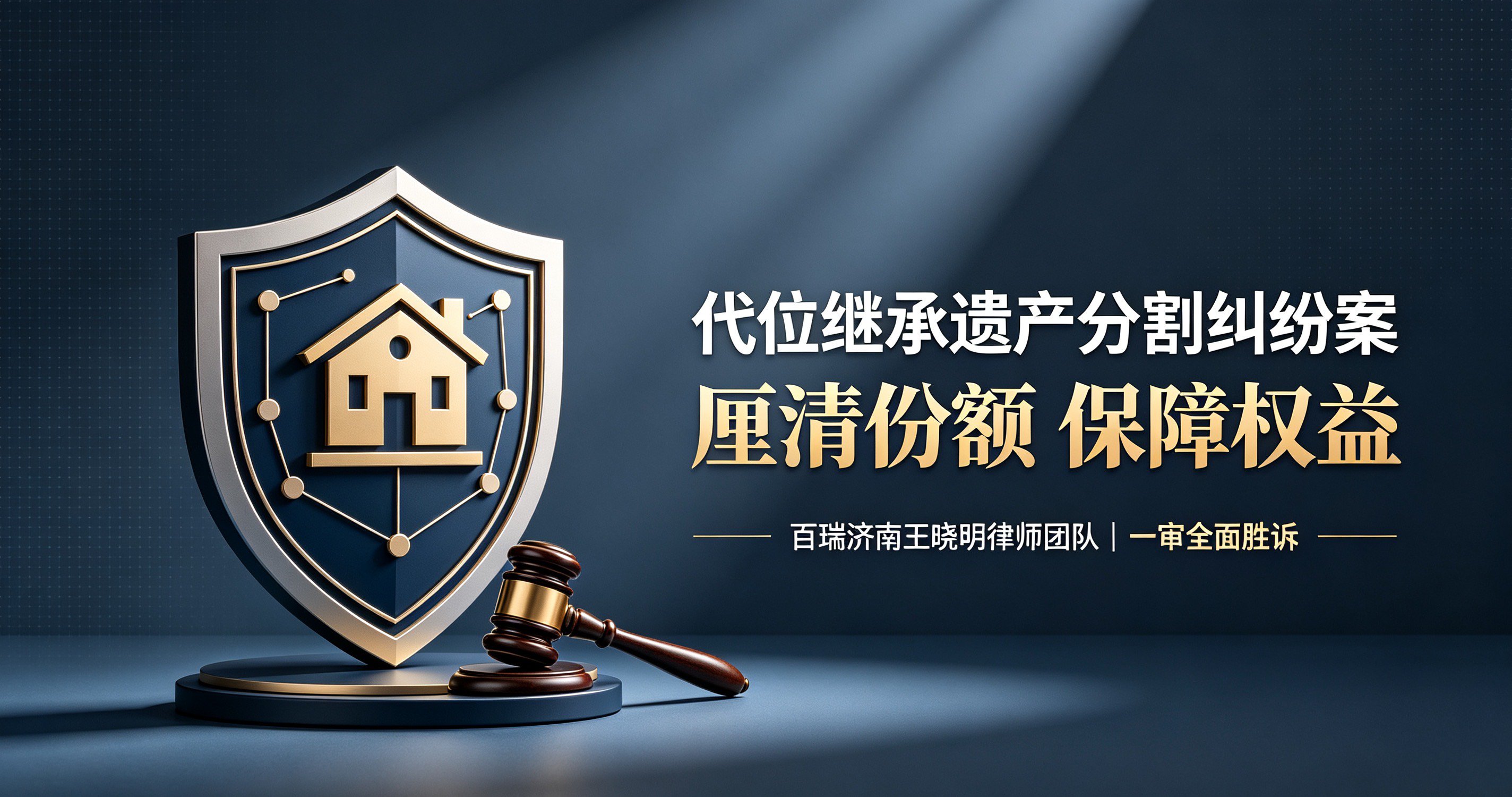 胜诉纪实｜百瑞济南王晓明律师团队：代位继承遗产分割纠纷案，一审